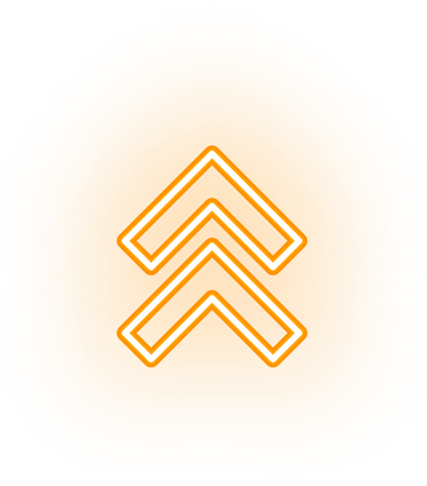 Neon Orange Swipe Up Arrows